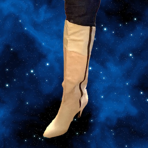 Vintage Never Worn Tall Leather/Suede Boots - Picture 3 of 16